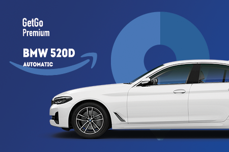 BMW 520D self drive car rental Dabolim Airport